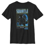 Pokémon Anime Squirtle Printing Oversized Cotton T-shirt Men and Women Comfortable Fashion Y2K Children's Clothing Summer Tees